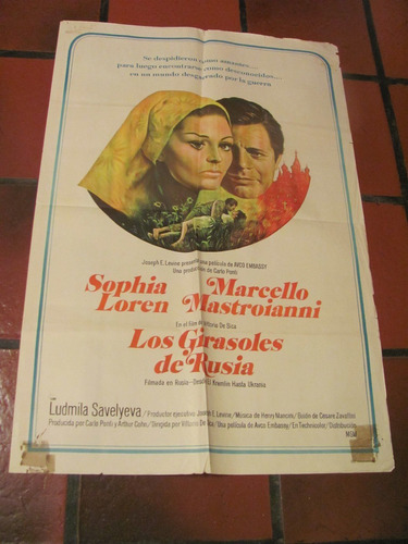Afiches De Cine Antiguo Y Original  Con Sophia Loren