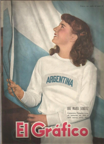 El Grafico / Nº 1651 / Año 1951 / Tapa Ana Maria Schultz /