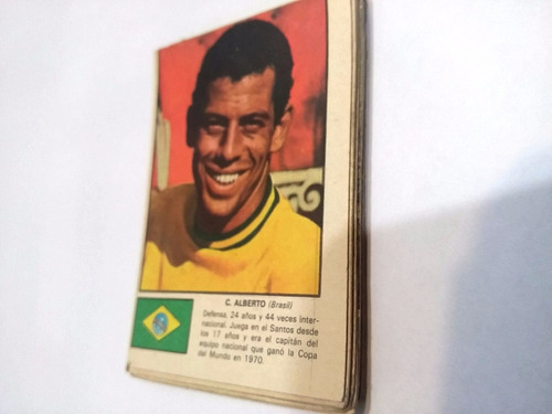 Figurita Mundial 74 Brasil Carlos Alberto Fifa World Cup