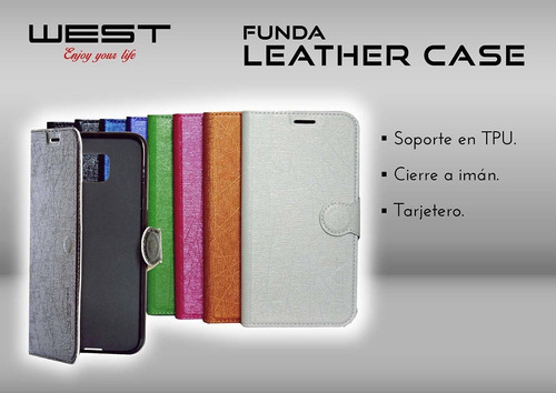Funda Cuero Tapa Iman Leather Case LG L80