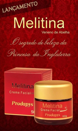 Imagem 1 de 6 de Rejuvenesça Com Veneno De Abelha! Melitina Creme Facial 50g