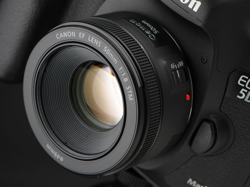Nova Lente Canon 50mm F/1.8 Stm C/ Nf-e Garntia Canon Brasil