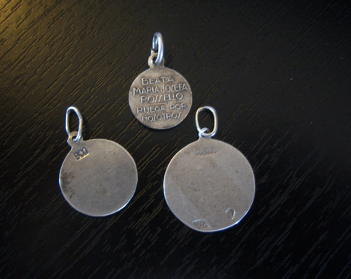 Medallas Religiosas Antiguas De Plata