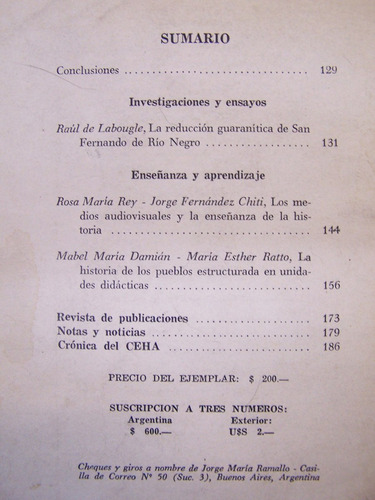 Nuestra Historia Nº 3 * Septiembre 1968 *