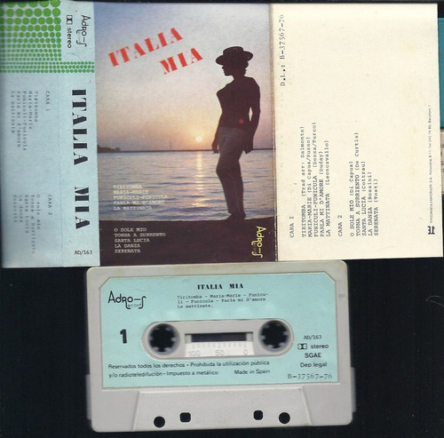 Italia Mia Exitos Cassette Edicion España