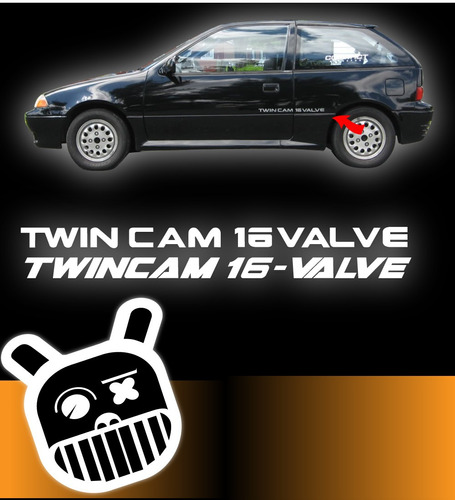 Calco Decorativa Suziki Swift Twin Cam 16 Valve.!!