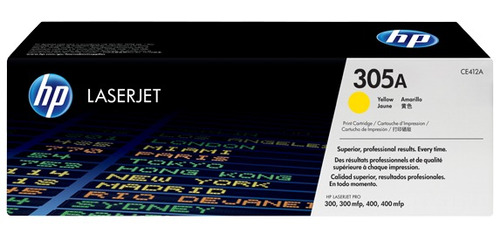 Toner Hp Ce412a Ce412 Amarillo 305 305a 300 351 375 451 475