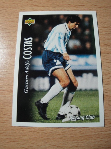 Figuritas Futbol 1995 Trading Card Racing Club Costas 40