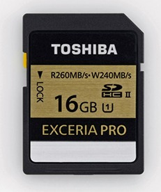 Memoria Sd 16gb Toshiba Exceria Pro