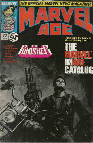 Marvel Age N° 72 - Em Inglês - Editora Marvel - Formato 16 X 25 - Capa Mole - 1988 - Bonellihq Cx242 Nov23