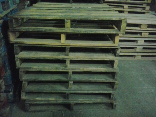 Paleta O Estiba Industrial De Madera 120x120 Mts Para Carga (Usado)
