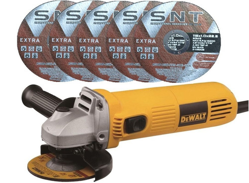 Esmerilhadeira Dewalt 4.1/2  700w Dwe4010 C/ 5 Discos 220v