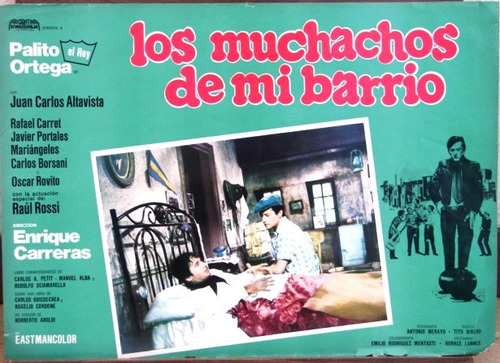 Palito Ortega - Los Muchachos De Mi Barrio- Afiche Cine 1970