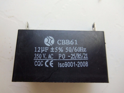 Capacitor Para Gerador De Energia A Gasolina 12 Uf