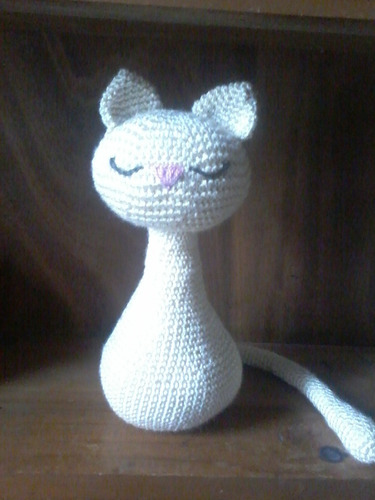 Peluches.muñecos Tejidos.crochet.gato Amigurumi Hermoso!!