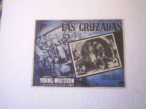 Afiche De La Película Las Cruzadas L. Young H. Wilcoxon 1935