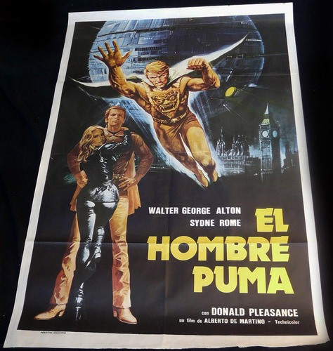 Afiche De Cine Antiguo. El Hombre Puma. 30047