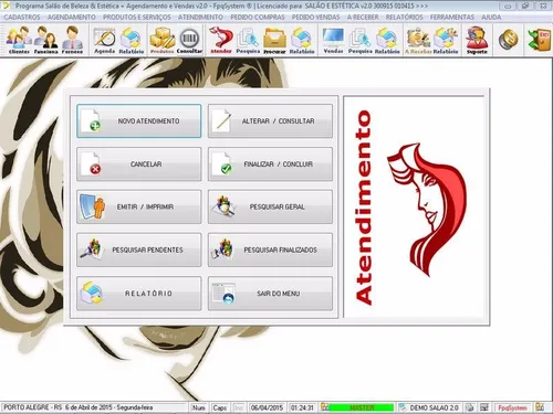 Programa Salão de Beleza e Estética com Agendamento e Vendas v2.0 -  Fpqsystem