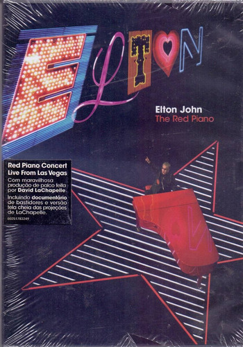 Dvd Elton John - The Red Piano / Live From Las Vegas 