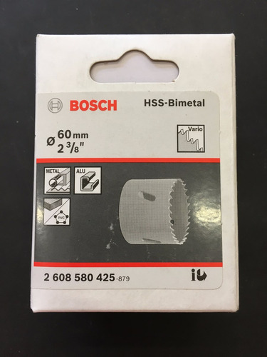 Sierra Copa Bimetalica Madera-metal Bosch 60mm 2608580425