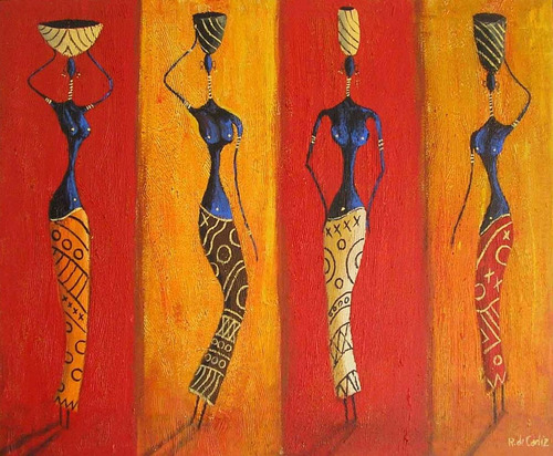 Cuadros Africanas - Arte Original & Moderno - 27x42
