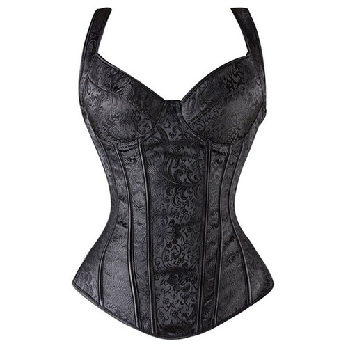 Corselet Overbust Corpete Barbatanas De Aço - Pronta Entrega