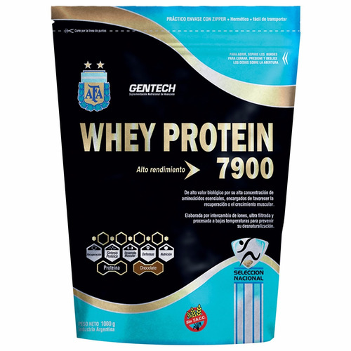 Proteina Afa Whey Protein Gentech 7900 1 Kg Sabores