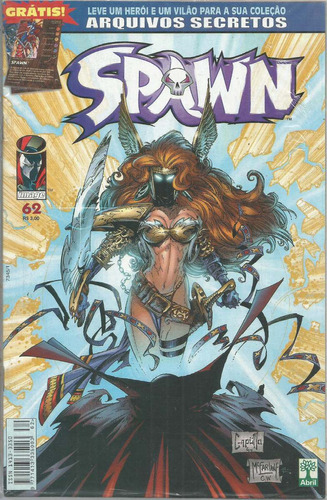 Spawn 62 Sem Cards - Abril - Bonellihq Cx135 J19