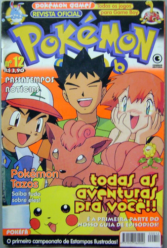 Revista Pokémon Club N° 12 - Todas As Aventuras Pra Você!