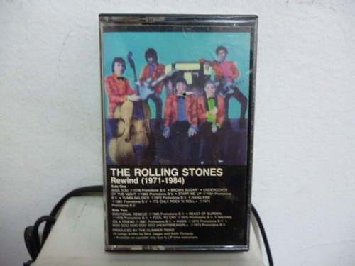 The Rolling Stones Rewind 1971 1984 Cassette Americano