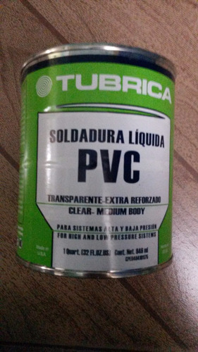 Soldadura Liquida Pvc 946ml