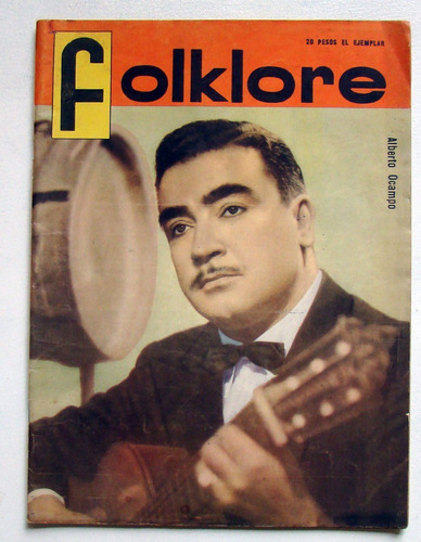 Revista Folklore Albero Ocampo Hugo Diaz Martha De Los Rios