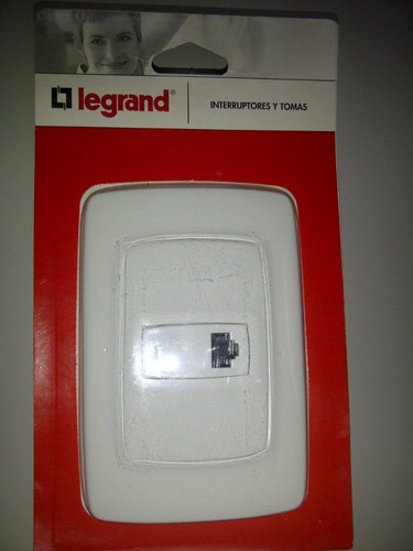 Legrand 676769 Linea Arquea Toma Para Voz Datos Rj45, Blanco