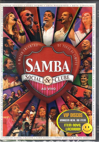 Dvd Samba Social Clube Ao Vivo - Original Lacrado!