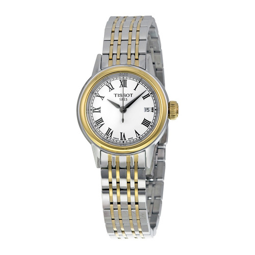 Tissot Carson Esfera Blanca Bicolor Señoras Reloj