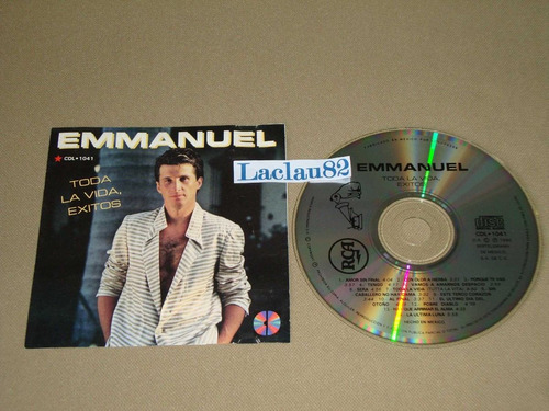 Emmanuel Toda La Vida Exitos 1990 Rca Cd