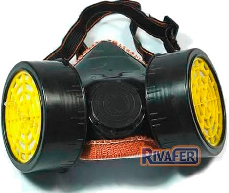 Imagen 2 de 10 de Mascara Alisados Proteccion Respiratoria Gases Polvo Humo