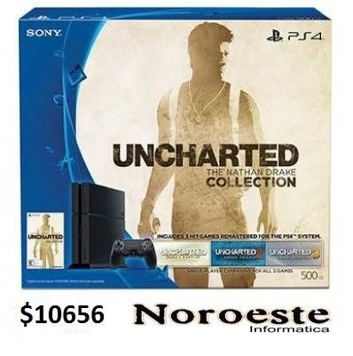 Sony Playstation 4 + 1 Joy + Uncharted