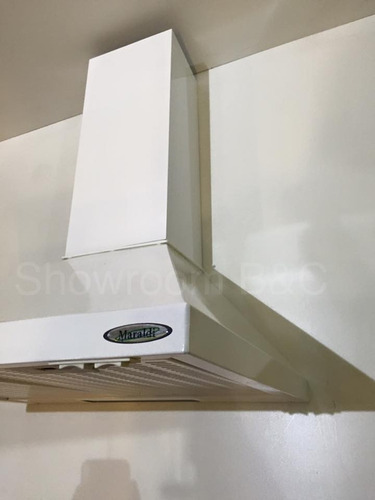 Campana Cocina Esmalt.blanco 60.led Motor D/turbina E/gratis