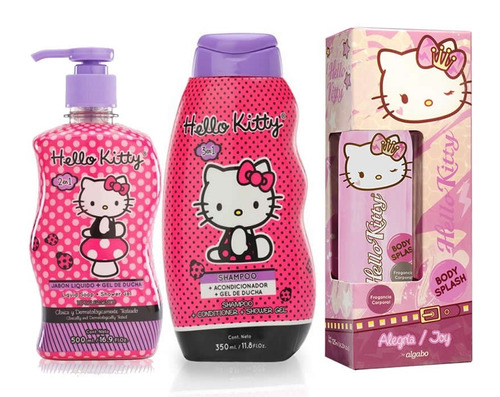 Perfume Hello Kitty Alegría Shampoo Y Gel De Ducha