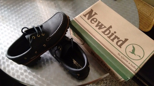 Zapatos New Bird Negros Tipo Timberland Talla 44 Nuevos