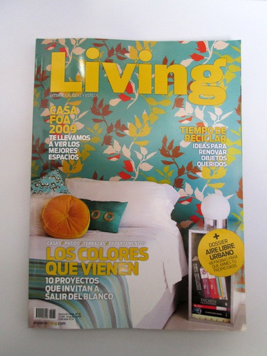 Revista Living 62 Casa Foa 2009 Color Reciclar Aire Libre