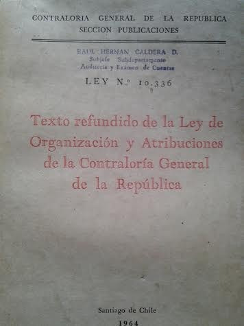 Texto Refundido Ley Org Atribu Contraloría G. República