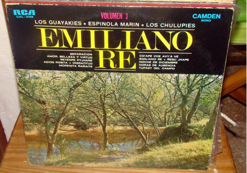 Los Guayakies Espinola Marin Emiliano Re Vol 3 Lp Promo