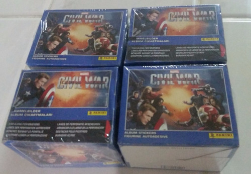 Estampas Capitan America Civil War: Caja De Estampas