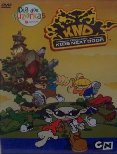 A Turma do Bairro KND Codename: Kids Next Door 1° Temporada DVD (Lacrado)