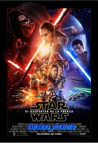 Poster De Cine Star Wars Episodio 7 Despertar De La Fuerza