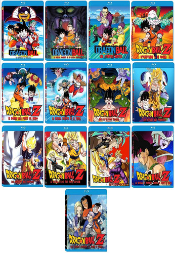 Dragon Ball Z Paquete De 13 Trece Peliculas En Blu-ray