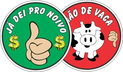 60 Adesivos Já Dei Não Dei Pro Noivo Gravata Vou Não Vou