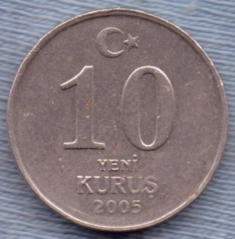 Turquia 10 Kurus 2005 * Ataturk *